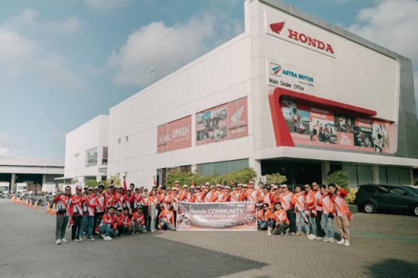 Dukungan komunitas sepeda motor Honda Dukungan komunitas sepeda motor Honda. (Foto: dok AHTR)
