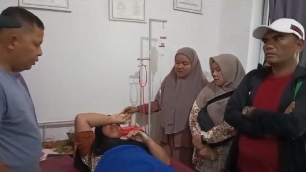Guru renang wanita korban penganiayaan Asliani Siregar, guru renang wanita menjadi korban penganiayaan oleh pelatih di kolam renang di Kisaran, Asahan, Sumatera Utara. (Foto: Ulil Amri).