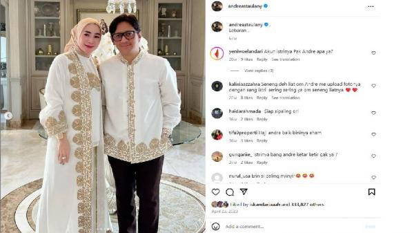 Wajah Erin lama tak terlihat Wajah Erin terakhir terlihat di Instagram Andre Taulany 2023