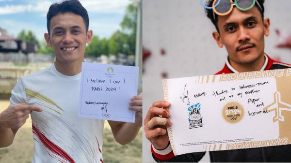 Veddriq Leonardo dan tulisan afirmasi positifnya