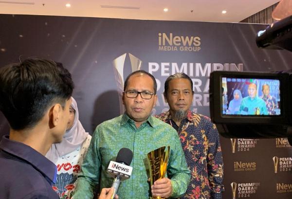 Wali Kota Makassar PDA Wali Kota Makassar, Moh Ramdhan Pomanto pada sesi wawancara bersama iNews Media Group. (Foto: iNews Media Group/Ahmad Sukron Afwi Hasynur)