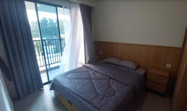 Rusun ASN IKN 2 Penampakan kamar tidur di rumah susun untuk ASN di IKN. (Foto: Iqbal Dwi Purnama)
