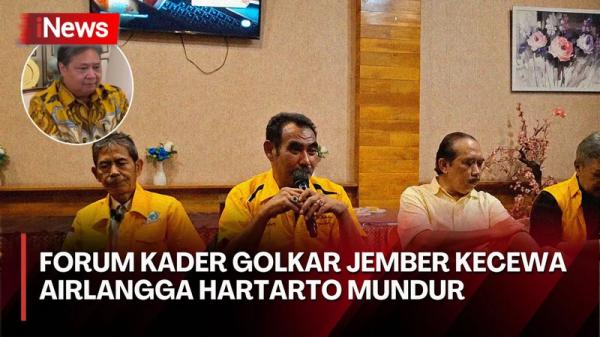 Forum Kader Golkar Jember Tak Percaya Airlangga Hartarto Mundur dari Ketum