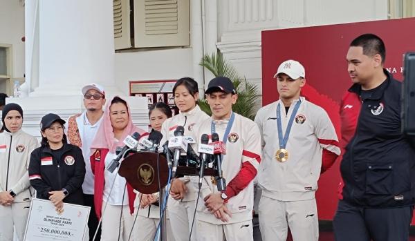 Veddriq Leonardo Rizki Juniansyah Atlet panjat tebing Indonesia, Veddriq Leonardo, ternyata penggemar bulu tangkis. (Foto: Raka Novianto/MPI)