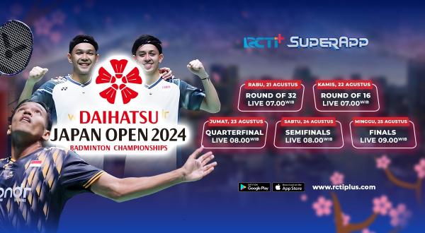 Saksikan Aksi Pebulu Tangkis Indonesia di Japan Open 2024, Live ...