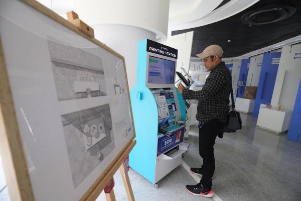 Printbox hasil inovasi UI Printbox hasil inovasi UI untuk mencetak dokumen. (Foto: iNews Media Group/Aldhi Chandra Setiawan)