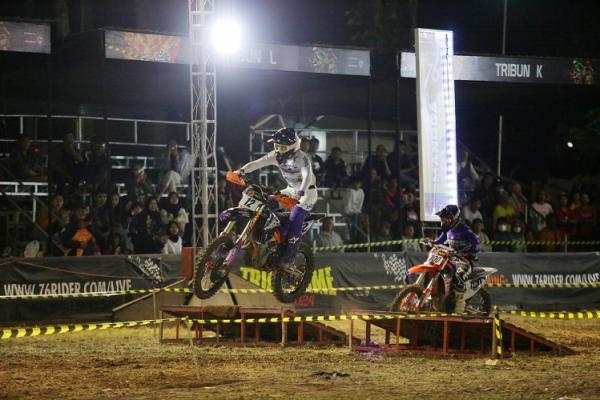 Lantian Juan beraksi pada seri ketiga Trial Game Lantian Juan beraksi pada seri ketiga Trial Game Dirt 2024 seri ketiga di Yogyakarta, Sabtu (24/8/2024). (Foto: Trial Game Dirt)