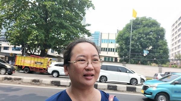 Agnes Di Kedubes Vatikan Warga dari Cilegon, Agnes datang ke Kedubes Vatikan (Foto: Widya Michella)