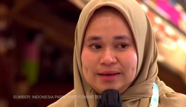Screenshot 20240904 212945 YouTube Guru Anna Nuraulia bercerita soal cita-cita dirinya ke Paus Fransiskus. (Foto MPI).