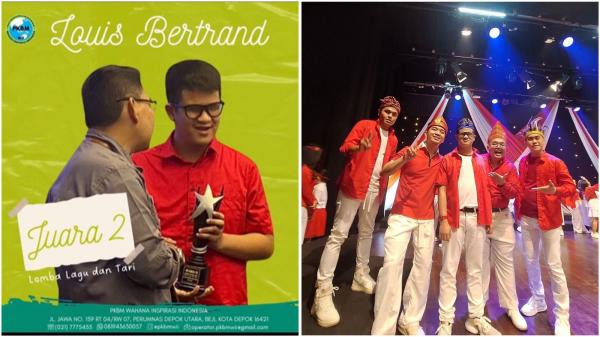Louis Bertrand penyanyi tunanetra Louis Bertrand penyanyi tunanetra yang tampil di Misa Akbar bersama Paus Fransiskus.