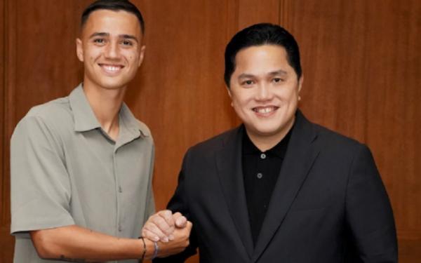 Teka-teki dua calon pemain naturalisasi anyar terjawab. Mereka adalah Mees Hilgers dan Eliano Reijnders. (Foto: Instagram/erickthohir)