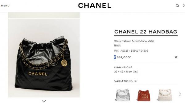 Tas Chanel 22 Handbag Tas Chanel 22 Handbag