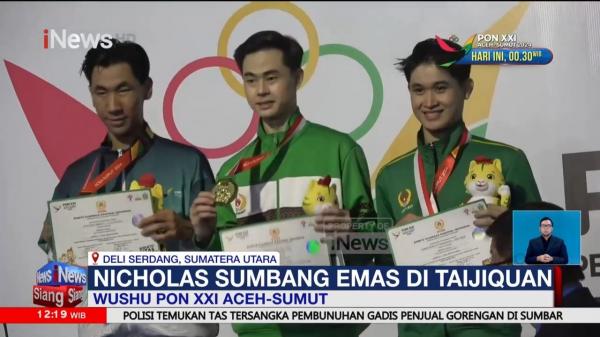 Sumatra Utara Sumbang Dua Emas Cabor Wushu PON XXI Aceh-Sumut