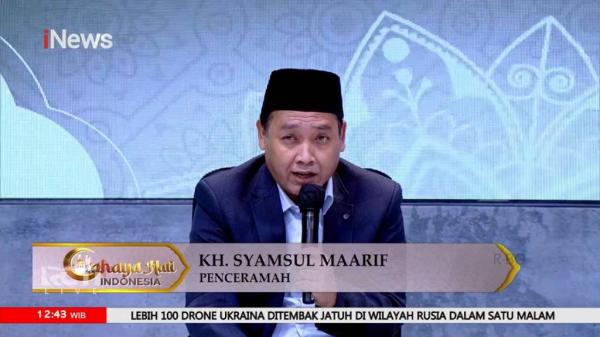 KH Syamsul Maarif di Cahaya Hati Indonesia KH Syamsul Maarif di Cahaya Hati Indonesia iNews TV, Minggu (22/9/2024). (Foto: Screenshoot)