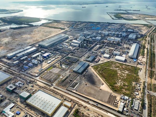 Produksi smelter Freeport di Gresik, Jawa Timur (D Produksi smelter Freeport di Gresik, Jawa Timur (Dok. Freeport)
