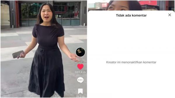 Konten viral Bernadya Konten viral Bernadya di TikTok dan X. (Foto: X)