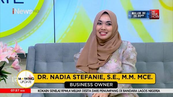 Saras 008 alias Nadia Stefanie di Morning Update Saras 008 alias Nadia Stefanie di Morning Update iNews TV, Rabu (25/9/2024). (Foto: iNews TV)