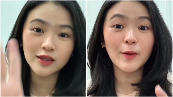 TikToker Hanny TikToker Hanny cerita kalau ada sekolah yang larang siswa bawa labubu. (Foto: TikTok)
