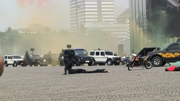 Gladi Bersih Tni MPI Gladi bersih TNI di Monas (Foto: Riana Rizkia)