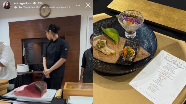 Erina 2 2 Menu omakase ala Jepang untuk Erina Gudono dari Kaesang Pangarep. (Foto: Instagram)