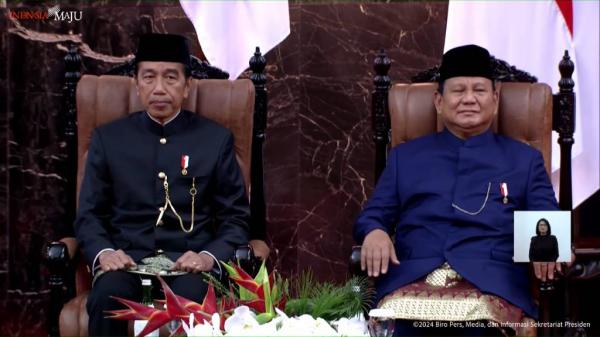 Jokowi dan Prabowo Jokowi dan Prabowo Subianto. (Foto: Youtube/Sekretariat Presiden)