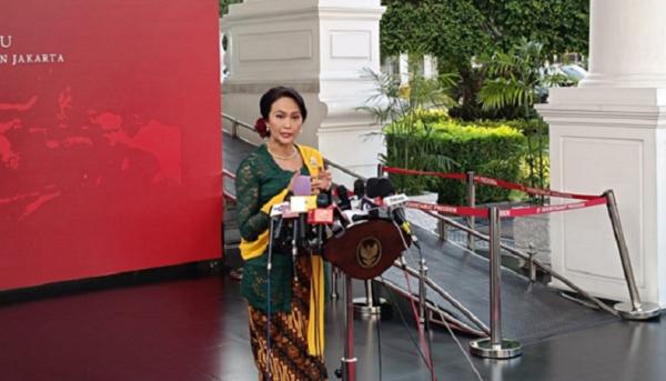 Christina Aryani Wakil Menteri (Wamen) Pelindungan Pekerja Migran Indonesia (PPMI) Christina Aryani usai dilantik di Istana Negara, Jakarta, Senin (21/10/2024). (Foto MPI).