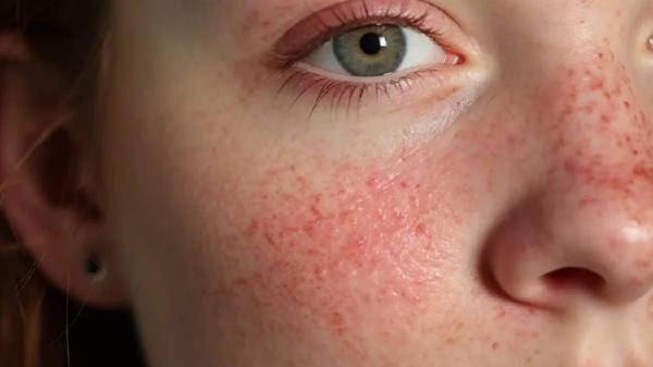 gejala rosacea Ilustrasi penyakit rosacea. (Foto: Punto Suave)