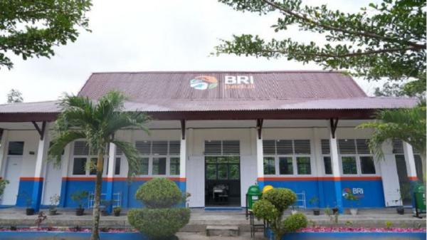sekolah direnovasi BRI di kampar SD Negeri (SDN) 001 Sungai Pagar berfoto yang baru direnovasi BRI di Kecamatan Kampar Kiri Hilir, Kabupaten Kampar, Provinsi Riau. (Foto: Ist)