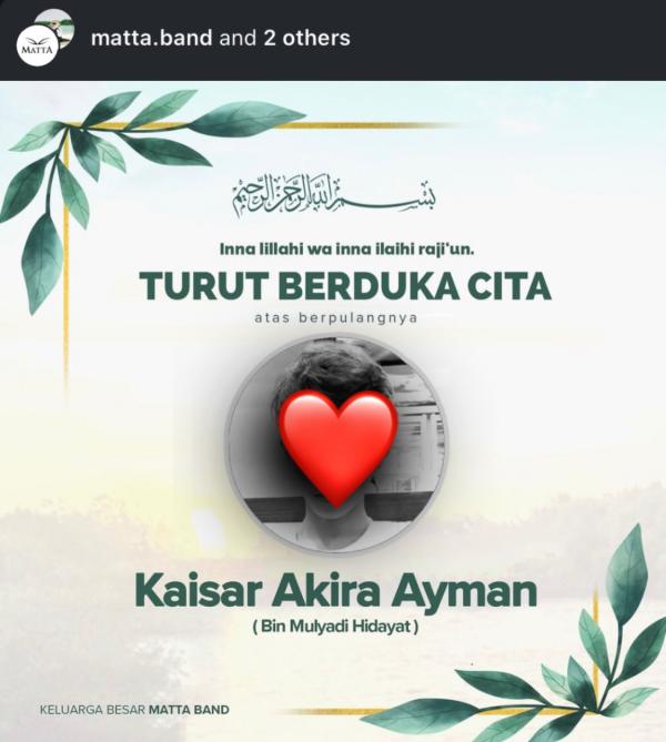 Kaisar Akira Kaisar Akira. (Foto: Instagram)