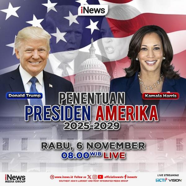 Program Khusus Pilpres Amerika Serikat Program Khusus Pilpres Amerika Serikat 2024 (foto: iNews)