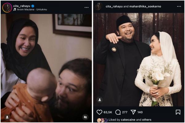 Cita Citata dan Didi Mahardika Cita Citata dan Didi Mahardika. (Foto: Instagram)