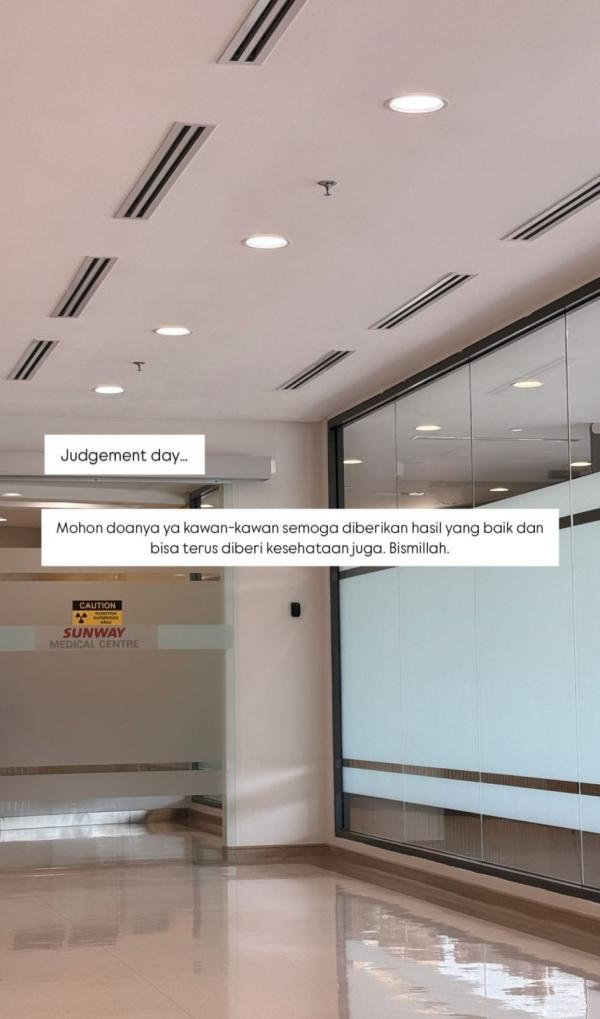 Vidi di rumah sakit Malaysia Vidi di rumah sakit Malaysia. (Foto: Instagram)