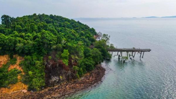 Pulau Krengge yang dijual Rp12 miliar. (Foto: TikTok)