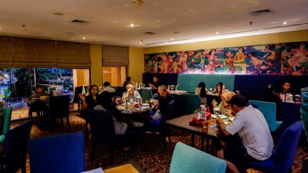 Suasana momen perayaan Thanksgiving di The Gallery Restaurant Hotel Ciputra Semarang. (Foto: dok Ciputra)
