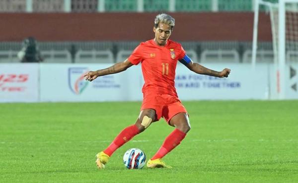 Kapten Timnas Myanmar, Maung Maung Lwin Kapten Timnas Myanmar, Maung Maung Lwin. (Foto: GlobalNew Light of Myanmar)