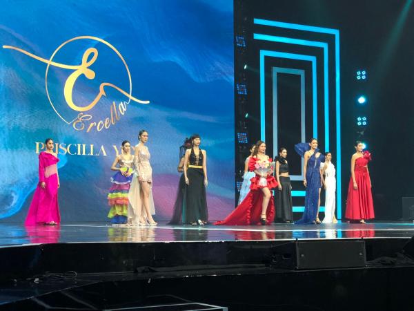 Koleksi Priscilla Yong Koleksi Desainer Priscilla Yong di IFF 2024. (Foto: Syifa Fauziah)