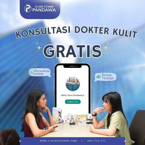 Klinik Utama Pandawa konsultasi gratis Klinik Utama Pandawa tawarkan konsultasi dokter kulit gratis. (Foto: dok Pandawa)