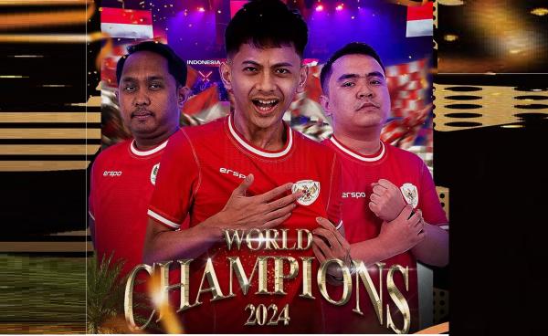 Timnas Esports Indonesia menjadi juara Piala Dunia Timnas Esports Indonesia menjadi juara Piala Dunia eFootball 2024 atau FIFA e World Cup 2024. (Foto: Instagram @timnasindonesia)