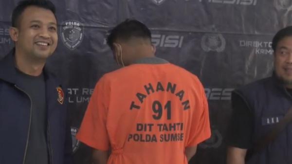 Fadilla alias Datuk Fadilla alias Datuk (36), tersangka penganiayaan terhadap dokter koas. (Foto: Firdaus).