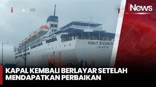KM Bukit Siguntang Bawa Ribuan Pemudik Tabrak Dermaga di Pelabuhan Nusantara Parepare