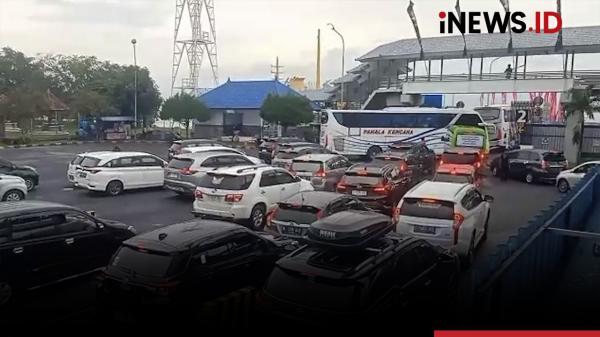 Pelabuhan Gilimanuk Mulai Dipadati Kendaraan yang Akan Tinggalkan Bali