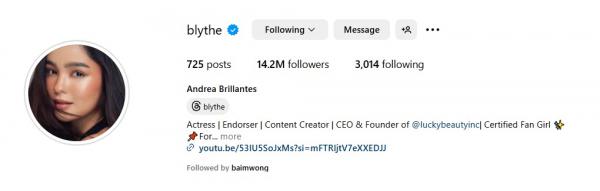 Baim Wong follow wanita tercantik di dunia. (Foto: Screenshoot)