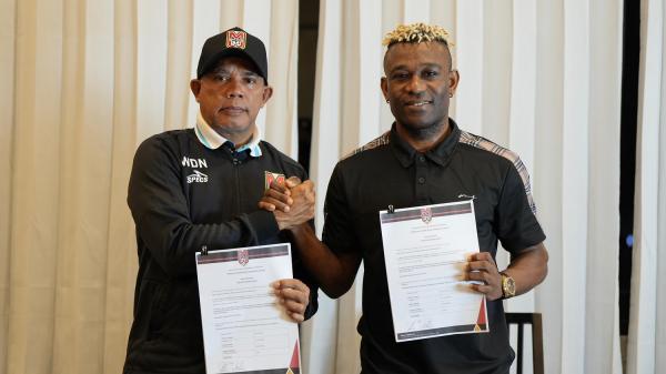 Sony Norde siap bermain untuk Malut United pada Li Sony Norde siap bermain untuk Malut United pada Liga 1 2024-2025. (Foto: IST)