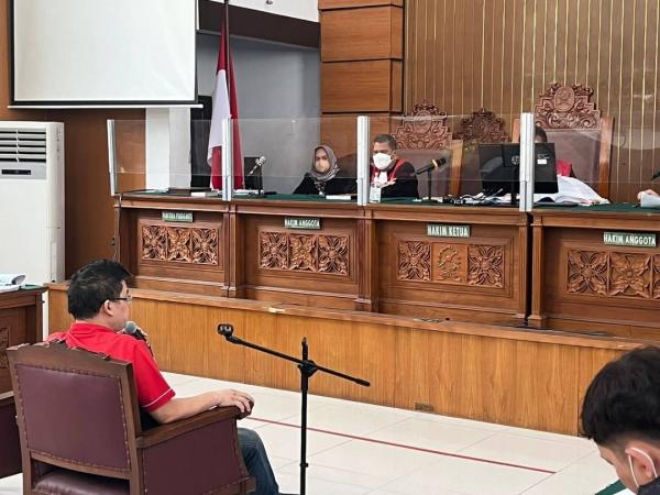 Alvin Lim di ruang persidangan Alvin Lim di ruang persidangan. (Foto: Instagram)