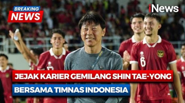 Shin Tae-yong Timnas Timnas Indonesia mencetak banyak sejarah sepanjang 2024. Prestasi itu tak lepas dari sosok Shin Tae-yong. (Foto: iNews)