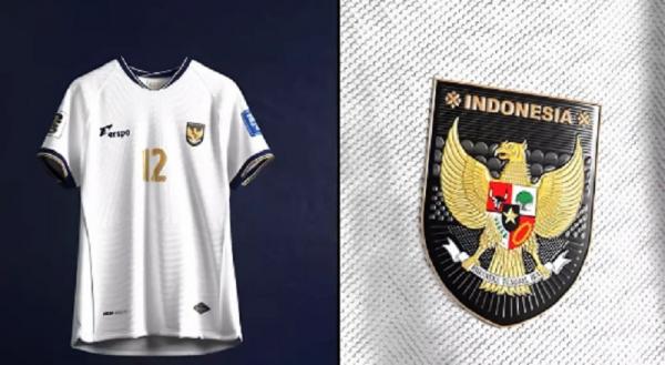 Desain jersey away Timnas Indonesia yang baru tersebar di media sosial. Netizen menyambutnya dengan beragam komentar positif. (Foto: X/utdfocusid)