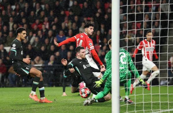 Liverpool takluk 2-3 di markas PSV Eindhoven, Phil Liverpool takluk 2-3 di markas PSV Eindhoven, Philips Stadion, pada matchday kedelapan Liga Champions 2024-2025, Kamis (30/1/2025) dini hari WIB. (Foto: UEFA.com)