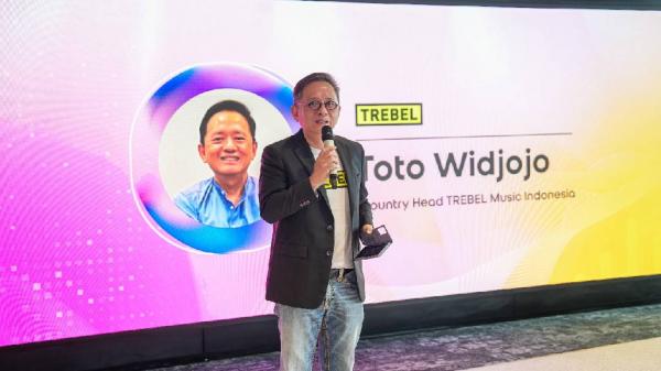 Trebel Music Indonesia Head of Country Trebel Music Indonesia, Toto Widjojo. (Foto: Annastasya Rizqa)