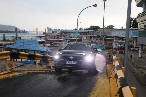 Hyundai Creta di Pelabuhan Bakauheni. (Foto: SM Said)