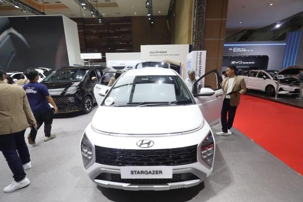 Hyundai STARGAZER, bintang keluarga yang digenapi dengan fitur Hyundai SmartSense yang lebih canggih dan lengkap. (Foto: iNews Media Group/Aldhi Chandra Setiawan)